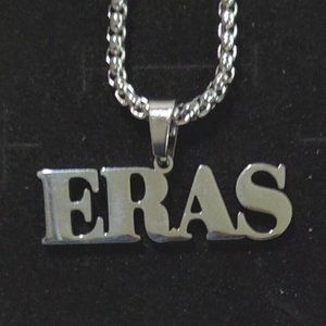 T Swift ERAS Tour Theme Song Necklace Taylor-Eras Stainless Steel Gold-Silver